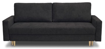 Kanapa sofa z funkcją spania rozkładana SIENA w stylu skandynawskim