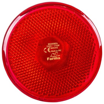 Нагревательная лампа 175Вт курица, лампочка Е27, КРАСНЫЙ инфракрасный обогреватель