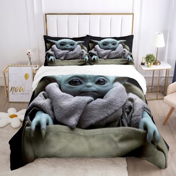 POŚCIEL MŁODZIEŻOWA 140x200 YODA BABY Mandalorian