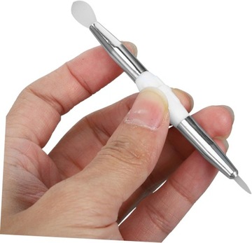 ADOCARN 4 Двухсторонний силиконовый аппликатор для теней для век с силиконовой вставкой