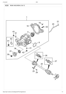 SSANGYONG OE 4202521600