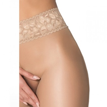 Колготки польского цвета Amour 1/2 бежевого цвета