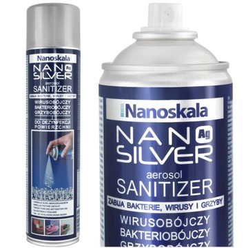NANOSILVER удаляет запах - бактерии - ANTYGRZYBICZNY