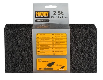 Włóknina ścierna 2 szt. 25x12x2 cm