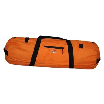 Torba do przechowywania namiotu kempingowego z regulowanymi klamrami, pomarańczowa