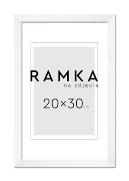 Ramka na zdjęcia 20x30 cm Biała