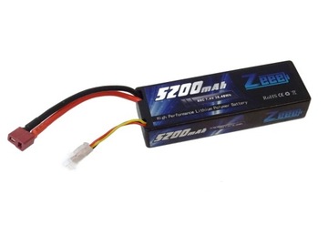 Батарея батарея Zeee 80C 5200MAH 7,4 В