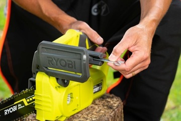 RYOBI АККУМУЛЯТОРНАЯ ЦЕПНАЯ ПИЛА ДЛЯ ВЕТОК КИСТОСТЕЙ 18В 20см