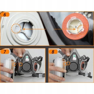 3M Paint Mask Full SET 6800 SET