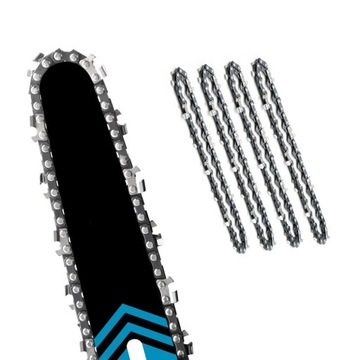 4x ПИЛЬНАЯ ЦЕПЬ 6 ДЮЙМОВ ВЫСОКОГО КАЧЕСТВА 37 СЕКЦИЙ