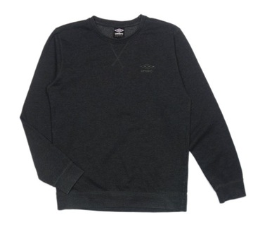 UMBRO Męska Szara Bluza Crewneck Logo r. M