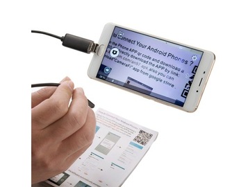 ЭНДОСКОПНАЯ КАМЕРА ДЛЯ ОСМОТРА ANDROID ПК USB 10M LED + АДАПТЕР