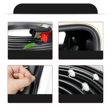 САМОКЛЕЯЩИЙСЯ УПЛОТНИТЕЛЬ ДВЕРИ АВТОМОБИЛЯ РЕЗИНОВЫЙ УПЛОТНИТЕЛЬ КРЫШИ