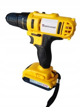 WIERTARKO WKRĘTARKA AKUMULATOROWA 21V WIERTARKA 2AH UDAROWA MOCNA