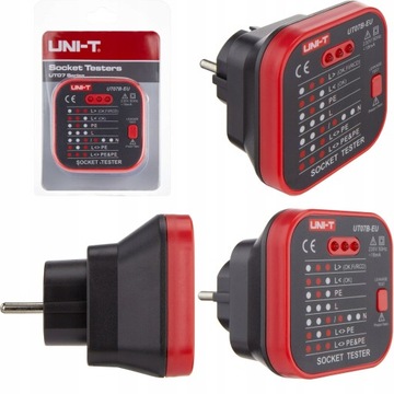 UNI-T UT07B-EU Тестер розеток с УЗО на 230 В