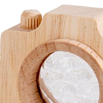 Мини-деревянная игрушка-калейдоскоп de-Wooden, игрушка-калейдоскоп, подвесные украшения, белый цвет