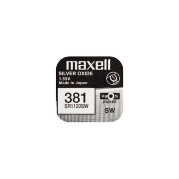 bateria srebrowa Maxell 381 SR1120SW SR55