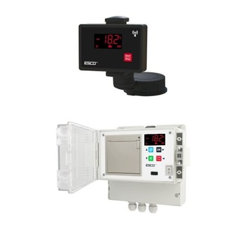 TERMOGRAF TEMPERATURY ESCO DR202+ Z PANELEM