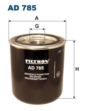 FILTRON AD785 OSUSZACZ POWIETRZA