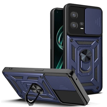 PANCERNE ETUI SLIDE do MOTOROLA MOTO G72 +SZKŁO 9H
