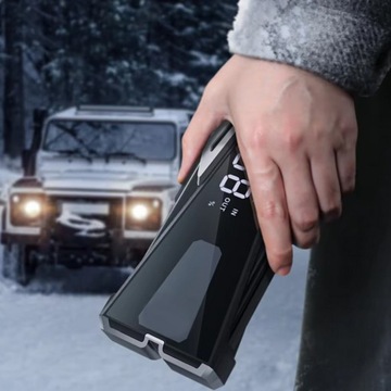 СТАРТЕР-БУСТЕР ПУСКОВОЙ POWERBANK ПУСКОВОЕ УСТРОЙСТВО 4В1 2200A ЖК-дисплей