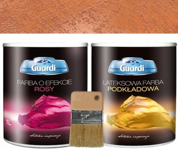 Farba o efekcie rosy 1L farby+1L podkład KPL.