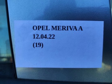 LIŠTA DVEŘE PRAVÝ ZADNÍ OPEL MERIVA A
