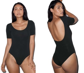 Body damskie z krótkim rękawem elastyczne XS/34