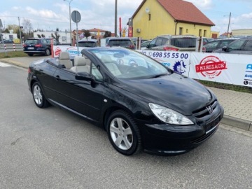 Peugeot 307 I Cabrio 2.0 16V 136KM 2004 Peugeot 307 CC CABRIOLET HARDTOP JASNE SKORY GRZANE FOTELE KLIMATYZACJA CZ, zdjęcie 12