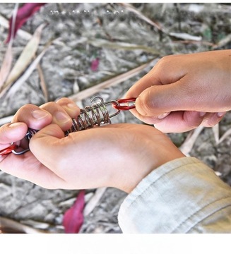 ВЕРЕВОЧНАЯ ПРЯЖКА, ВЕТРОЗАЩИТНАЯ ПРУЖИНА