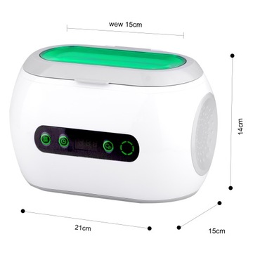 Ультразвуковой очиститель 600мл для дезинфекции косметических аксессуаров 35Вт