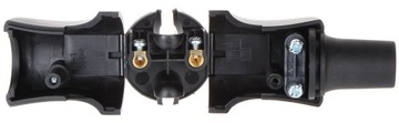Wtyczka 2P - 16A Czarna Legrand 50181