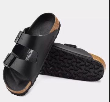 Klapki buty męskie Birkenstock Arizona BS czarne