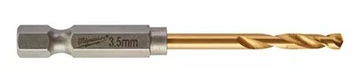 WIERTŁO MILWAUKEE SHOCKWAVE RED HEX HSS-G TIN 3,5