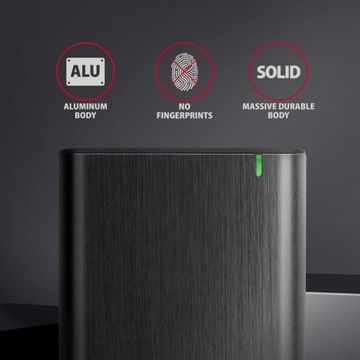 AXAGON EE25-A6C Безвинтовой алюминиевый корпус-''