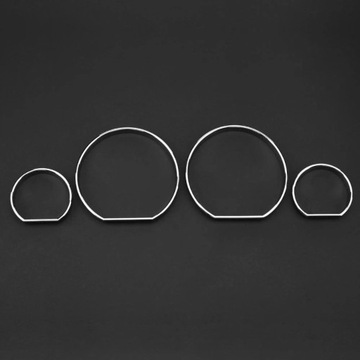 BMW E46 ХРОМИРОВАННАЯ РАМА КОЛЬЦА ЧАСЫ СЧЕТЧИК ЧАСОВ