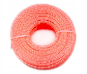 ŻYŁKA TNĄCA DO KOSY KOSIARKI KARBOWANA 2,7MM ZBROJONA Z DRUTEM 15M MOCNA BL