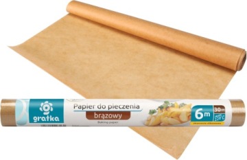 БУМАГА ДЛЯ ВЫПЕЧКИ КОРИЧНЕВАЯ СИЛИКОНОВАЯ ГРАТКА 6М