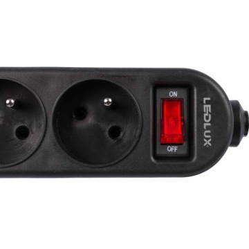 КАБЕЛЬ-УДЛИНИТЕЛЬ, удлинитель 5 м, 3 розетки LEDLUX