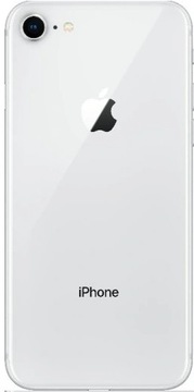 KLAPKA TYLNA BATERII IPHONE 8 SREBRNY DUŻY OTWÓR
