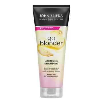 JOHN FRIEDA GO BLONDER SZAMPON ROZJAŚNIAJĄCY DO WŁOSÓW BLOND 250ML WEGAŃSKI