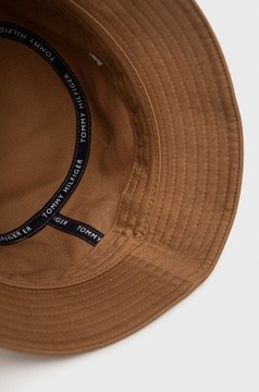 Tommy Hilfiger kapelusz bawełniany kolor brązowy bawełniany AM0AM10336.9BYY