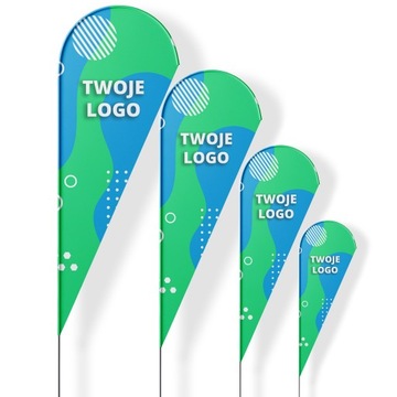 FLAGA REKLAMOWA WINDER DROP 70x230cm + PROJEKT