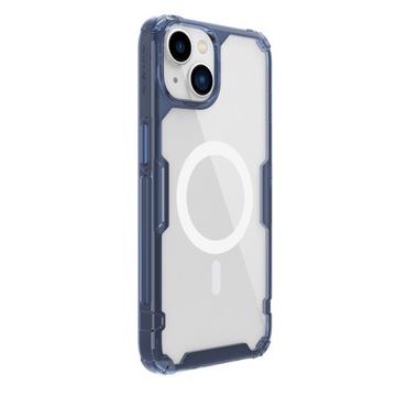 ЧЕХОЛ NILLKIN NATURE PRO ДЛЯ IPHONE 15 PLUS С ПОДДЕРЖКОЙ MAGSAFE, СИНИЙ