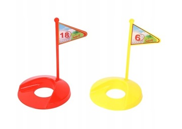 В ДЕТСКИЙ НАБОР ДЛЯ ГОЛЬФА ВХОДЯТ КУБИКИ ДЛЯ ГОЛЬФА.