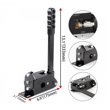 USB-бита ручного тормоза для компьютера Logitech Thrustmaster
