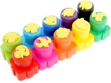 Краски Рисование пальцами Штампы Пазлы Colorino