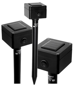 Солнечный отпугиватель кротов, садовых полевок, не требующий обслуживания, водонепроницаемый