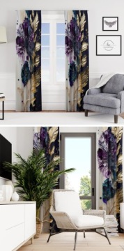 ГОТОВЫЕ ШТОРЫ НА ЛЯГУШАЧЬЕЙ ЛЕНТЕ 140Х250 ШТОРА ЦВЕТЫ 177 БЕСПЛАТНО УКОРАЧИВАНИЕ