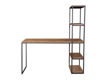 BIURKO LOFTOWE VESLA 152x60 Regał Półki